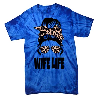 Messy Bun Great Gift Sarcastic Novelty Graphic Wife Life Meaningful Gift Tie-Dye T-Shirt