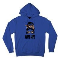 Messy Bun Great Gift Sarcastic Novelty Graphic Wife Life Meaningful Gift Tall Hoodie