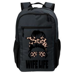 Messy Bun Great Gift Sarcastic Novelty Graphic Wife Life Meaningful Gift Daily Commute Backpack