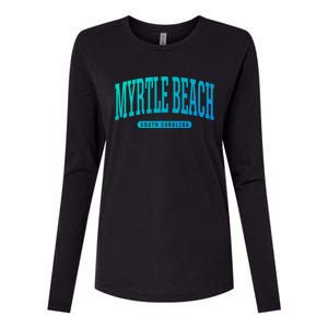 Myrtle Beach Gift College University Style Sc U Cute Gift Womens Cotton Relaxed Long Sleeve T-Shirt