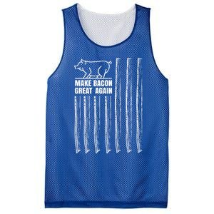 Make Bacon Great Again American Bacon Flag Pig Lovers Gift Mesh Reversible Basketball Jersey Tank