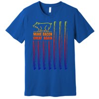 Make Bacon Great Again American Bacon Flag Pig Lovers Gift Great Gift Premium T-Shirt