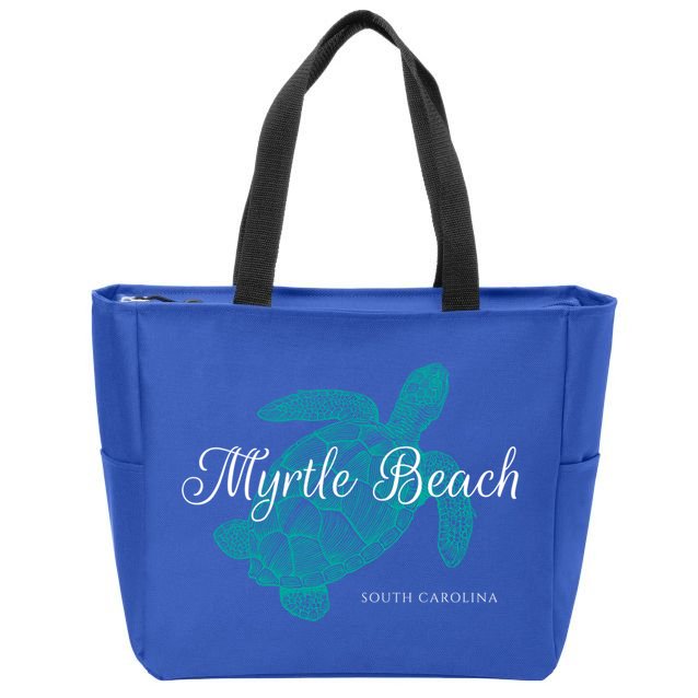Myrtle Beach Gift Zip Tote Bag