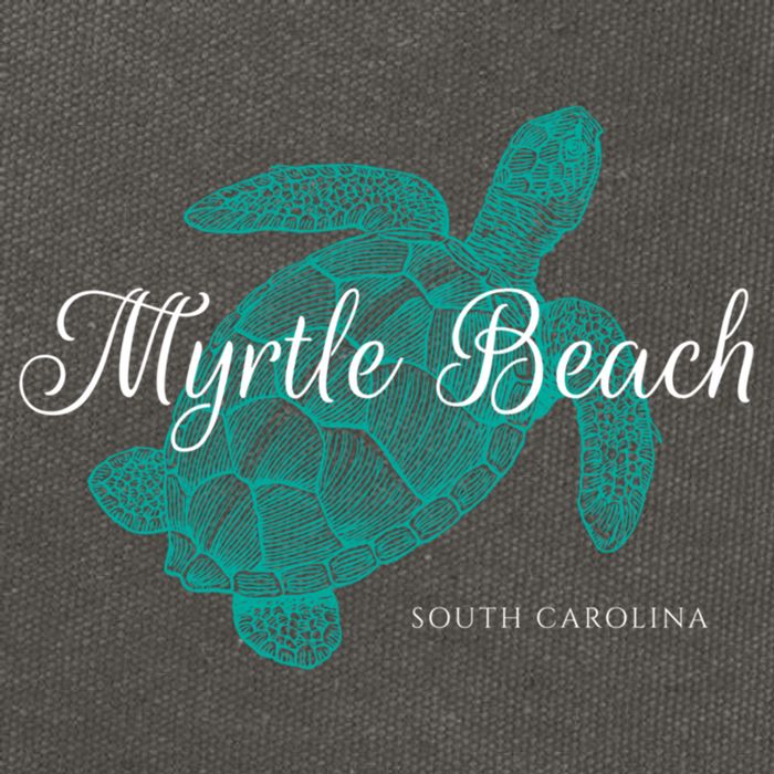 Myrtle Beach Gift Cotton Canvas Backpack