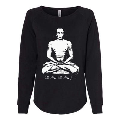 Mahavatar Babaji Guru Ascended Master Meditation Womens California Wash Sweatshirt