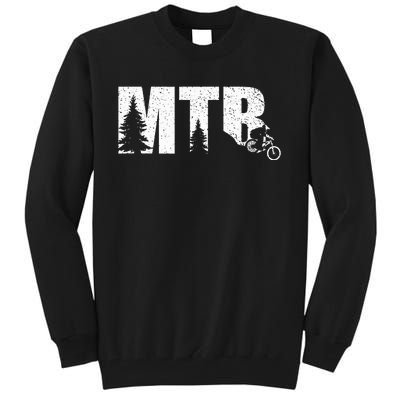 Mountain Biker Gifts Mtb Biking Tall Sweatshirt