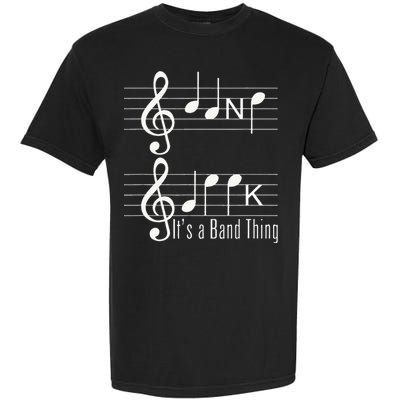 Musicians Band Geek Music Notes Spelling Funny Garment-Dyed Heavyweight T-Shirt