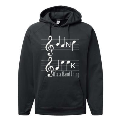 Musicians Band Geek Music Notes Spelling Funny Performance Fleece Hoodie