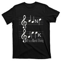 Musicians Band Geek Music Notes Spelling Funny T-Shirt