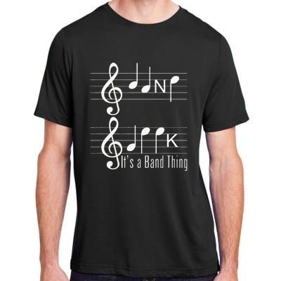 Musicians Band Geek Music Notes Spelling Funny Adult ChromaSoft Performance T-Shirt