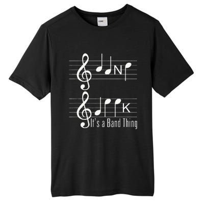 Musicians Band Geek Music Notes Spelling Funny Tall Fusion ChromaSoft Performance T-Shirt