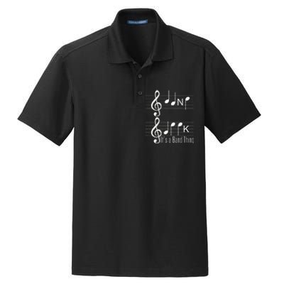 Musicians Band Geek Music Notes Spelling Funny Dry Zone Grid Polo