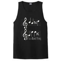 Musicians Band Geek Music Notes Spelling Funny PosiCharge Competitor Tank