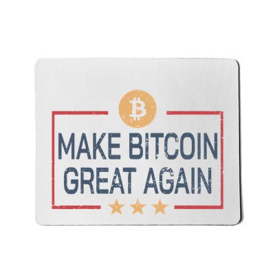 Make Bitcoin Great Again Funny Bitcoin Hodler Mousepad