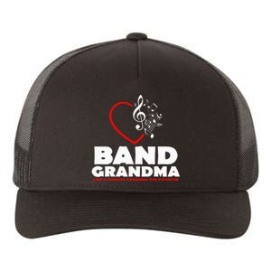 Marching Band Grandma Music Lover Percussion Mom Gift Yupoong Adult 5-Panel Trucker Hat