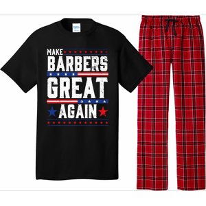 Make Barbers Great Again Barbers For Trump 2024 Pajama Set