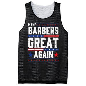 Make Barbers Great Again Barbers For Trump 2024 Mesh Reversible Basketball Jersey Tank