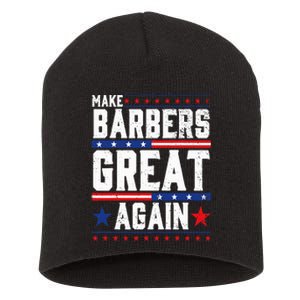 Make Barbers Great Again Barbers For Trump 2024 Short Acrylic Beanie