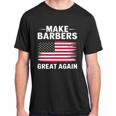 Make Barbers Great Again Barbers For Trump 2024 Adult ChromaSoft Performance T-Shirt