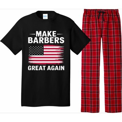 Make Barbers Great Again Barbers For Trump 2024 Pajama Set