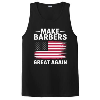 Make Barbers Great Again Barbers For Trump 2024 PosiCharge Competitor Tank