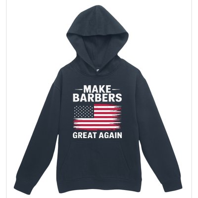 Make Barbers Great Again Barbers For Trump 2024 Urban Pullover Hoodie