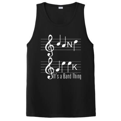 Musicians Band Geek Music Notes Spelling Funny T PosiCharge Competitor Tank