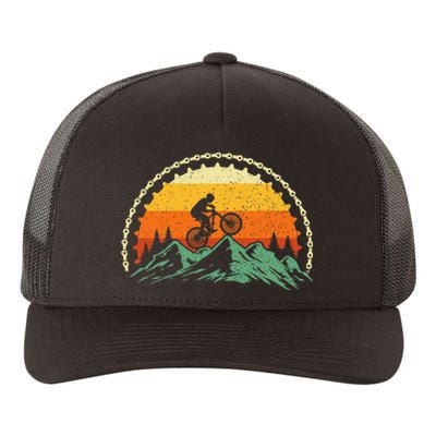 Mountain Biking Gear Bike Rider Mtb Lover Cyclist Downhill Yupoong Adult 5-Panel Trucker Hat