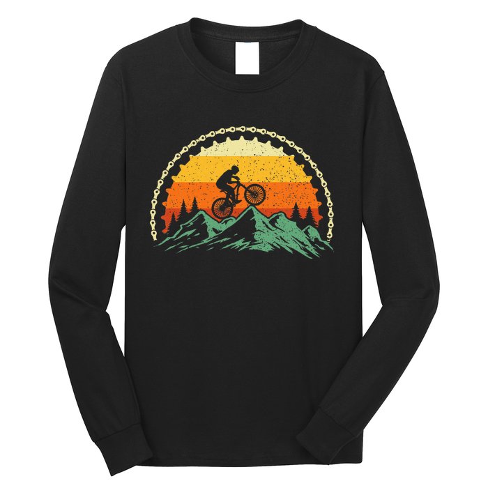 Mountain Biking Gear Bike Rider Mtb Lover Cyclist Downhill Long Sleeve Shirt