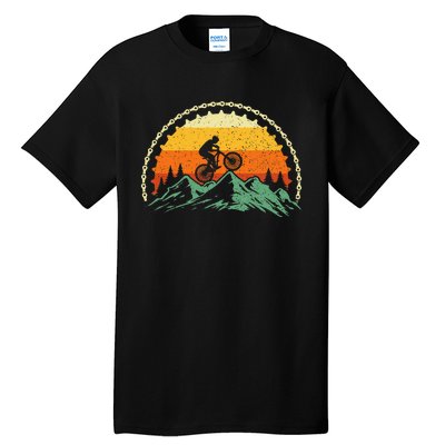 Mountain Biking Gear Bike Rider Mtb Lover Cyclist Downhill Tall T-Shirt