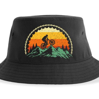 Mountain Biking Gear Bike Rider Mtb Lover Cyclist Downhill Sustainable Bucket Hat