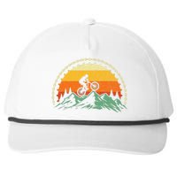 Mountain Biking Gear Bike Rider Mtb Lover Cyclist Downhill Snapback Five-Panel Rope Hat