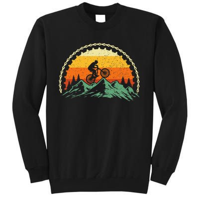 Mountain Biking Gear Bike Rider Mtb Lover Cyclist Downhill Tall Sweatshirt