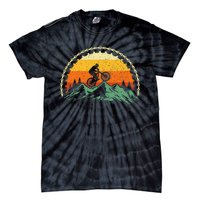 Mountain Biking Gear Bike Rider Mtb Lover Cyclist Downhill Tie-Dye T-Shirt