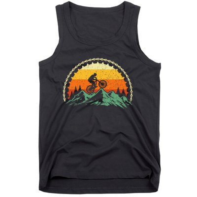 Mountain Biking Gear Bike Rider Mtb Lover Cyclist Downhill Tank Top