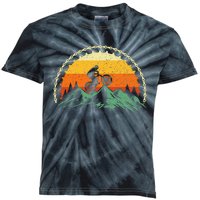 Mountain Biking Gear Bike Rider Mtb Lover Cyclist Downhill Kids Tie-Dye T-Shirt