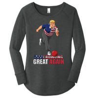 Make Bowling Great Again Women's Perfect Tri Tunic Long Sleeve Shirt