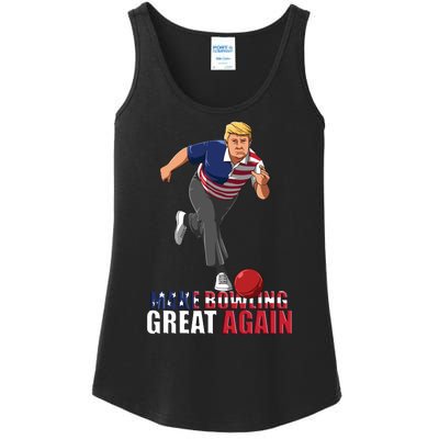 Make Bowling Great Again Ladies Essential Tank