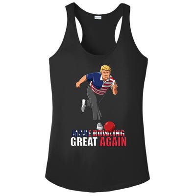 Make Bowling Great Again Ladies PosiCharge Competitor Racerback Tank