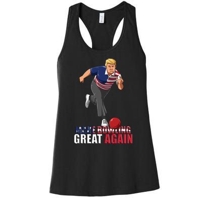 Make Bowling Great Again Women's Racerback Tank