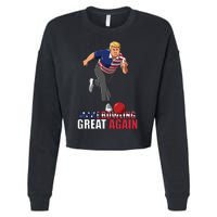 Make Bowling Great Again Cropped Pullover Crew