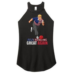 Make Bowling Great Again Women’s Perfect Tri Rocker Tank