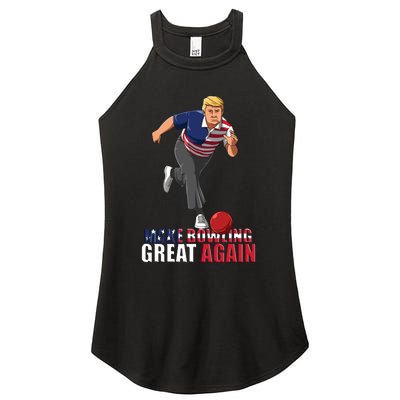 Make Bowling Great Again Women’s Perfect Tri Rocker Tank