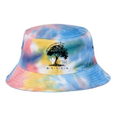 My Beloved Ghost & Me Sitting In A Tree Dying Tie Dye Newport Bucket Hat