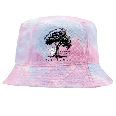 My Beloved Ghost & Me Sitting In A Tree Dying Tie-Dyed Bucket Hat