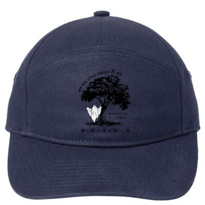 My Beloved Ghost & Me Sitting In A Tree Dying 7-Panel Snapback Hat