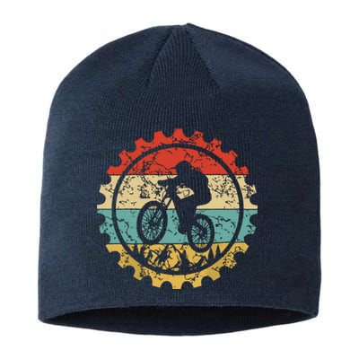 Mountain Biking Gear Retro Vintage MTB Bicycle Bike Rider Sustainable Beanie