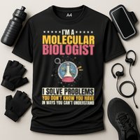 Molecular Biologist Genetic Scientist DNA Biology Science Performance Shirt