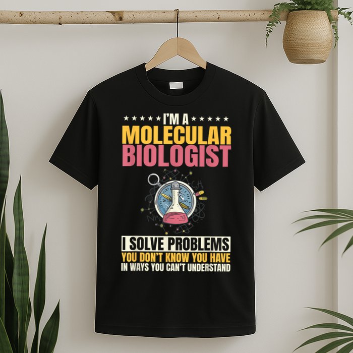 Molecular Biologist Genetic Scientist DNA Biology Science T-Shirt