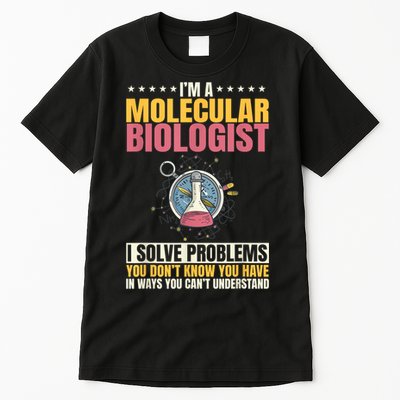 Molecular Biologist Genetic Scientist DNA Biology Science Tall T-Shirt